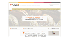 Desktop Screenshot of natra.es
