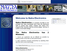 Tablet Screenshot of natra.net